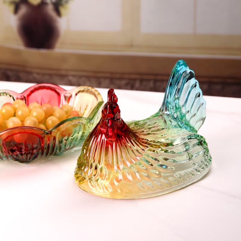 Bol décoratif Flavinmci en Cristal pour Fruits et Bonbons