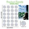 Christmas Windows Rainbow Prism Stickers Rainbow Film for Window Glass Clings Static Removable Suncatcher Decal Sticker
