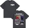 2025 Summer Rapper Kadec Santa Anna Tour Graphic Tshirt Men Retro Hiphop Fashion Tshirt Loose and Comfortable Oneck Tshirt