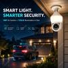 YOOSEE Ai APP Haus E27 Lichtkamera HD 5MP PTZ Ai Fahrzeugerkennung Zwei-Wege-Interkom Nachtsicht WIFI Kamera Mobile Verfolgung