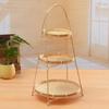 1/2/3 Layer Fruit Basket Food Basket Decorative Standing Tray Bamboo Serving Tray Bamboo Storage Basket For Kitchen