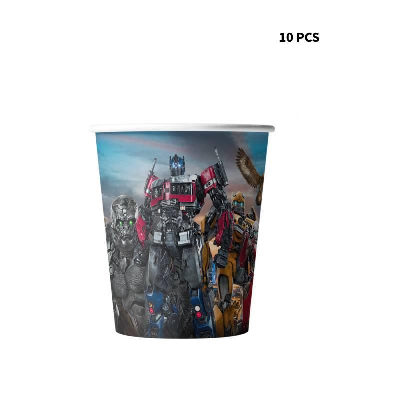 New Arrival Transformers Themed Party Supplies Decorate Your Party With Plastic Plates Paper Napkins And Tablecloth