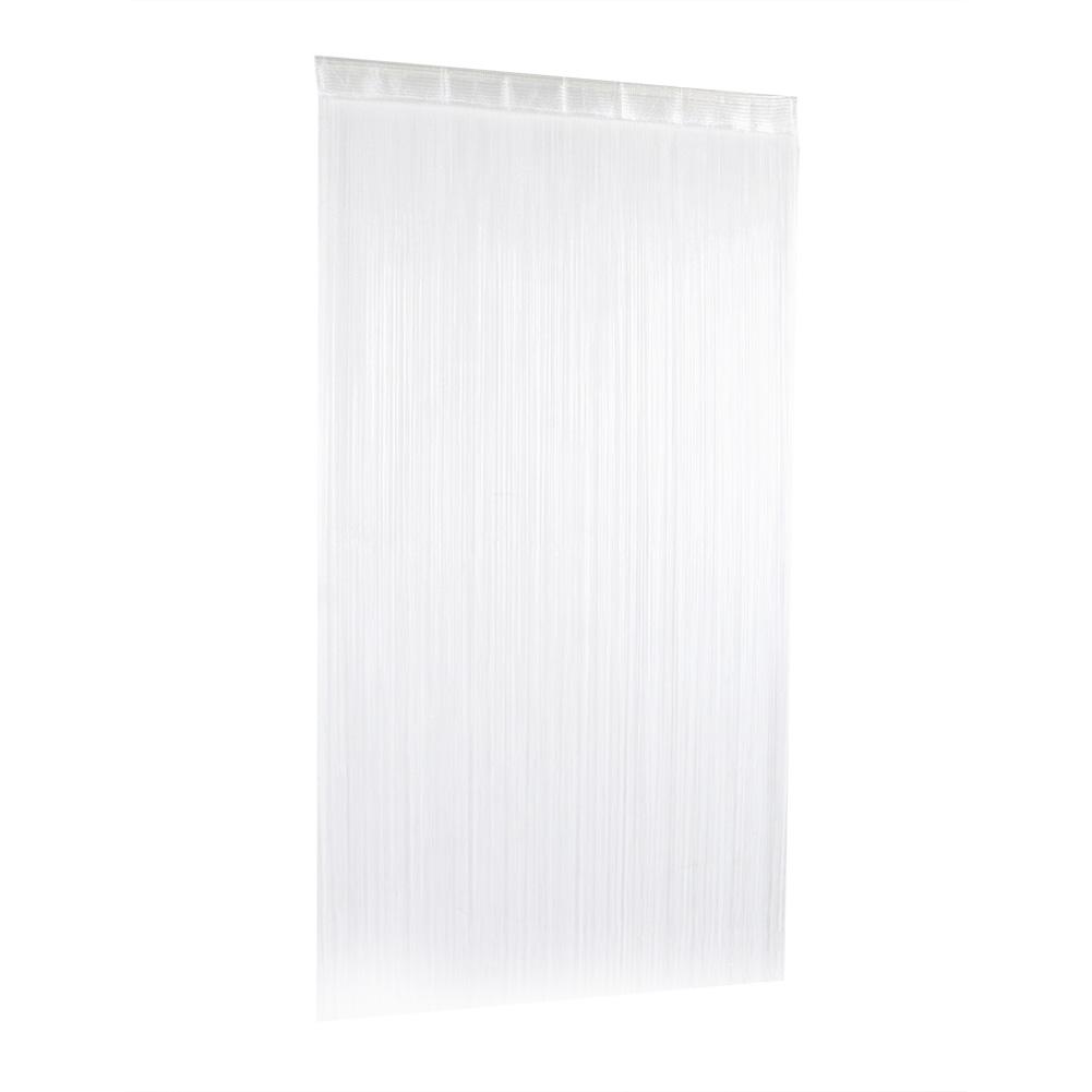 

Шторы для окон и дверей с кисточками и цепочкой для спальни, кофейни (белый ) белый