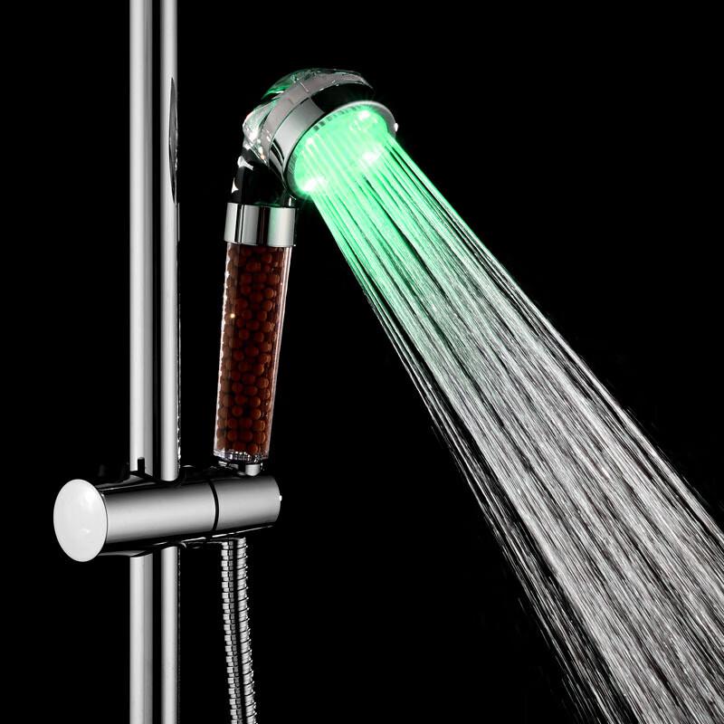 MDNG LED Temperature Control Handheld Shower Head