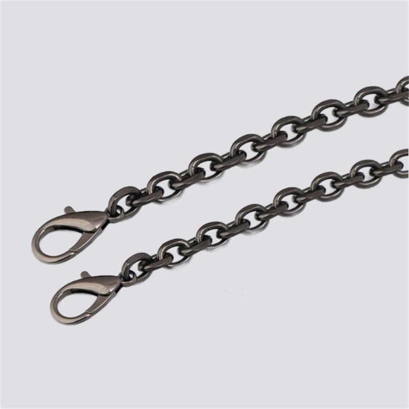 100/120cm Metal Chain Bag Straps Bags Accessories Women Replacement Shoulder Crossbody Strap for Handbags Universal