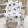 Pudding dog blanket autumn and winter warm blanket dormitory leg blanket office portable nap blanket sofa blanket car blanket
