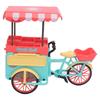 1:10 Scale Food Tricycle Playset Colorful Detailed Educational Cute Food Trike Playset for Girls