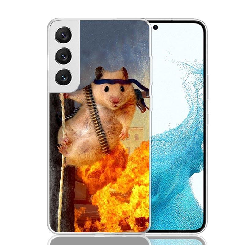 Lovely Pet Hamster Cute Phone Case For Samsung Galaxy S26 S25 Edge S24 S23 FE S22 Ultra S21 Plus S20 + Fundas Cover Coque Galaxy