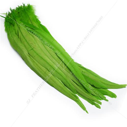 100 Stück 25-45 cm Naturgefärbte Hahnenfedern Karneval Hühnerfeder Federbusch Für DIY Handwerk/Kleid/ Partydekoration