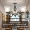 Living Room Pendant Lamp Luxurious Atmospheric Simple Retro and Personalized LED Lighting Fixtures