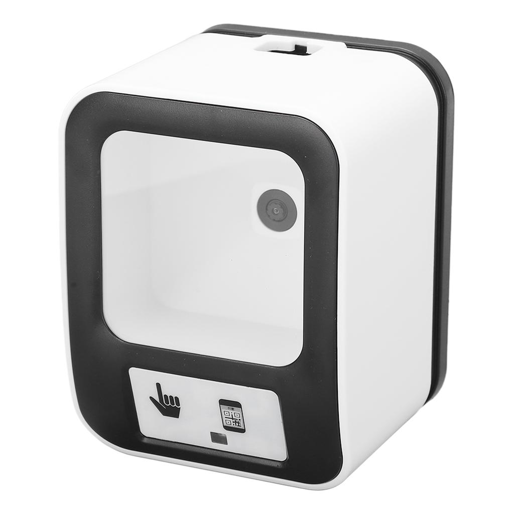 Desktop Barcodes Scanner USB Omnidirectional Hands Free Barcode Reader for Mobile Payment