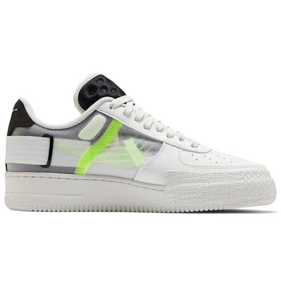 Nike Air Force 1 Type White Barely Volt - CK6923-100