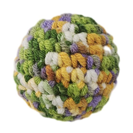 Interactive Cat Toys, Wool Crocheted Ball, Bite-Resistant Teaser Ball for Scratching Chasing, Plush Safe Toy for Cats