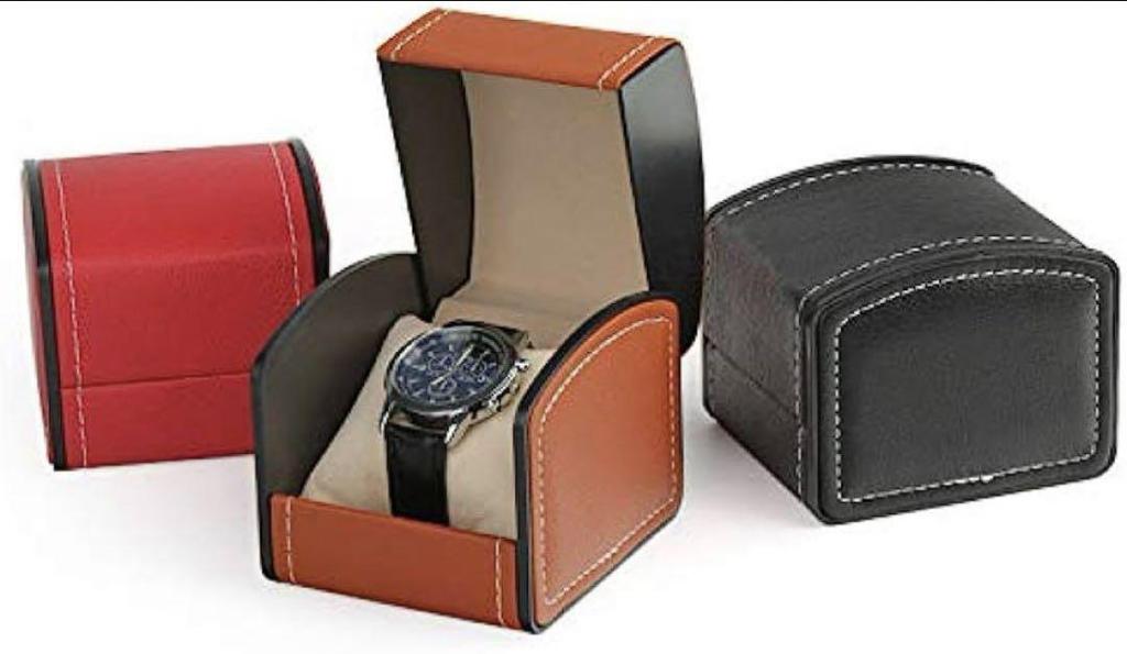 [GEBRAUCHT] NuAngela PU-Leder Uhrenbox, Einzelanzeige, Klassisch