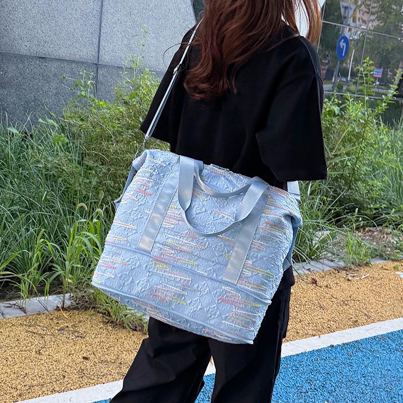 Women's Outdoor Picnic Large Capacity Food Storage Bag for Outdoor Fresh and Expandable Handheld Travel Bag