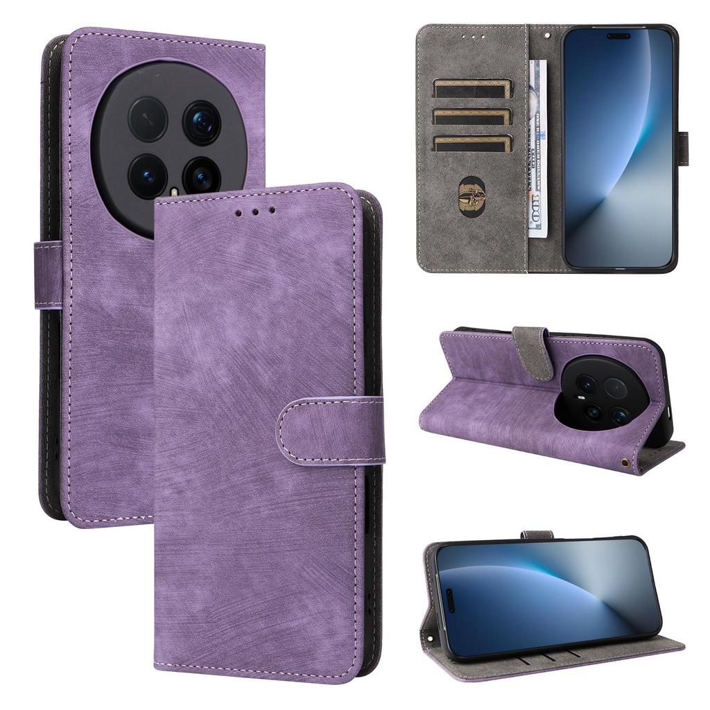 Flip Cover für Honor Magic8 Pro PU Leder Handyhülle Ganzkörperschutz [RFID-Blockierung] Brieftaschenhülle