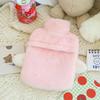 1pc New Cartoon Rabbit Warm Bag PVC Thick Hot Water Bag Cute Plush Belly Warm Water Warm Hand Treasure Cute Water Bottle 400ml