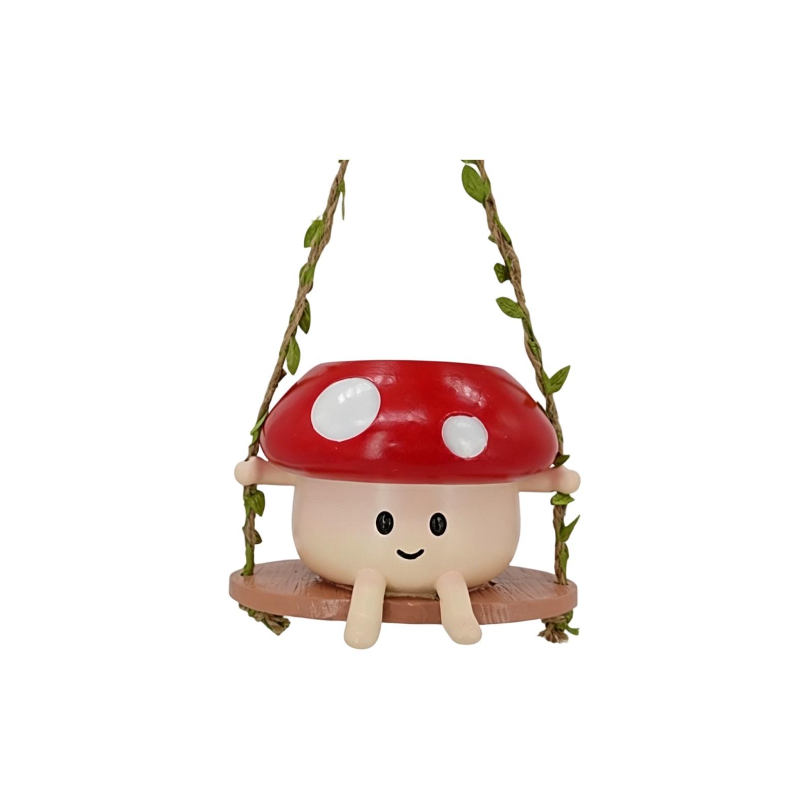 

Hanging Swing Planter - A Unique Outdoor Garden Decoration Suitable For Patios, Balconies, And Trees. One Size