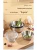 304 Stainless Steel Kitchen Basin - Multi-Purpose: Wash Vegetables, Rinse Rice, Drain, or Mix with Scale