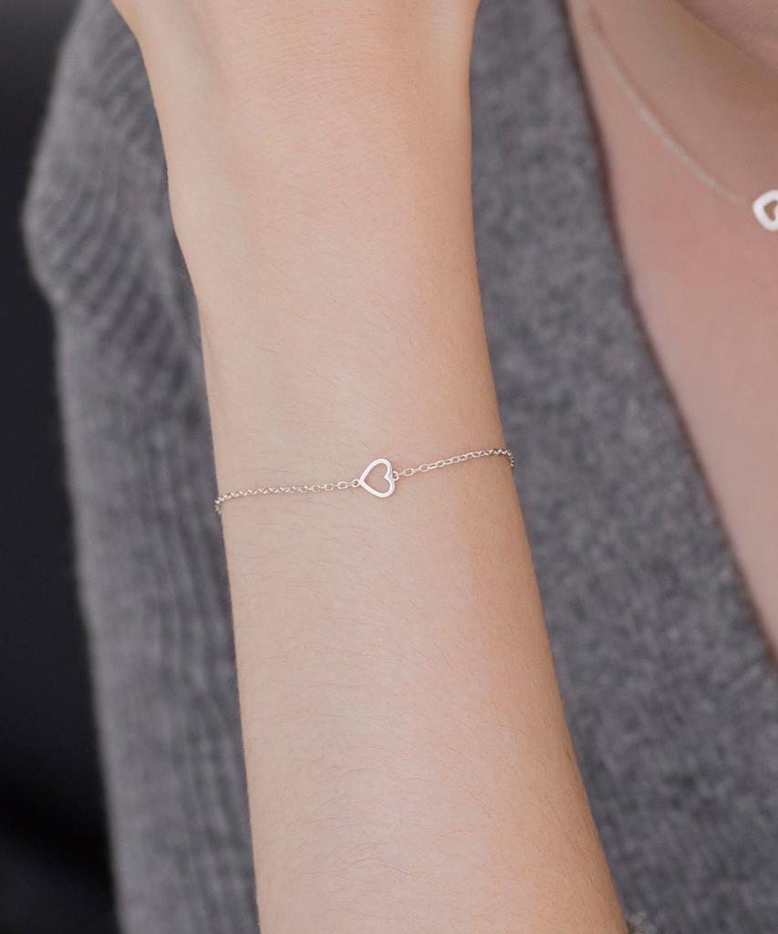 Dmoment (925 Silver) Sweetheart Silver Bracelet