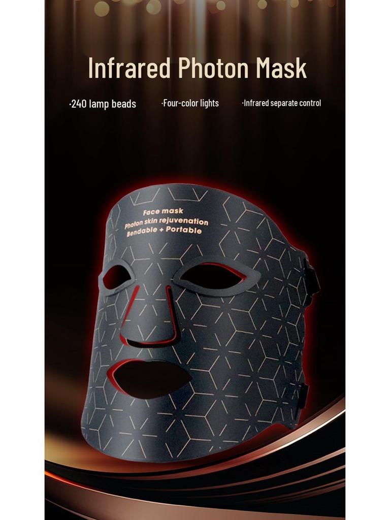 Siebenfarbige LED-Photon-Gesichtsverjüngungsmaske - Für den Heimgebrauch