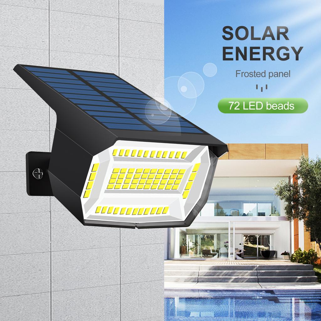 Solar LED Landscape Spotlight 72/56 LED Solar Spot Lights 3 Modes Solar Powered Flood Wall Lights Motion Sensor Pathway Driveway
