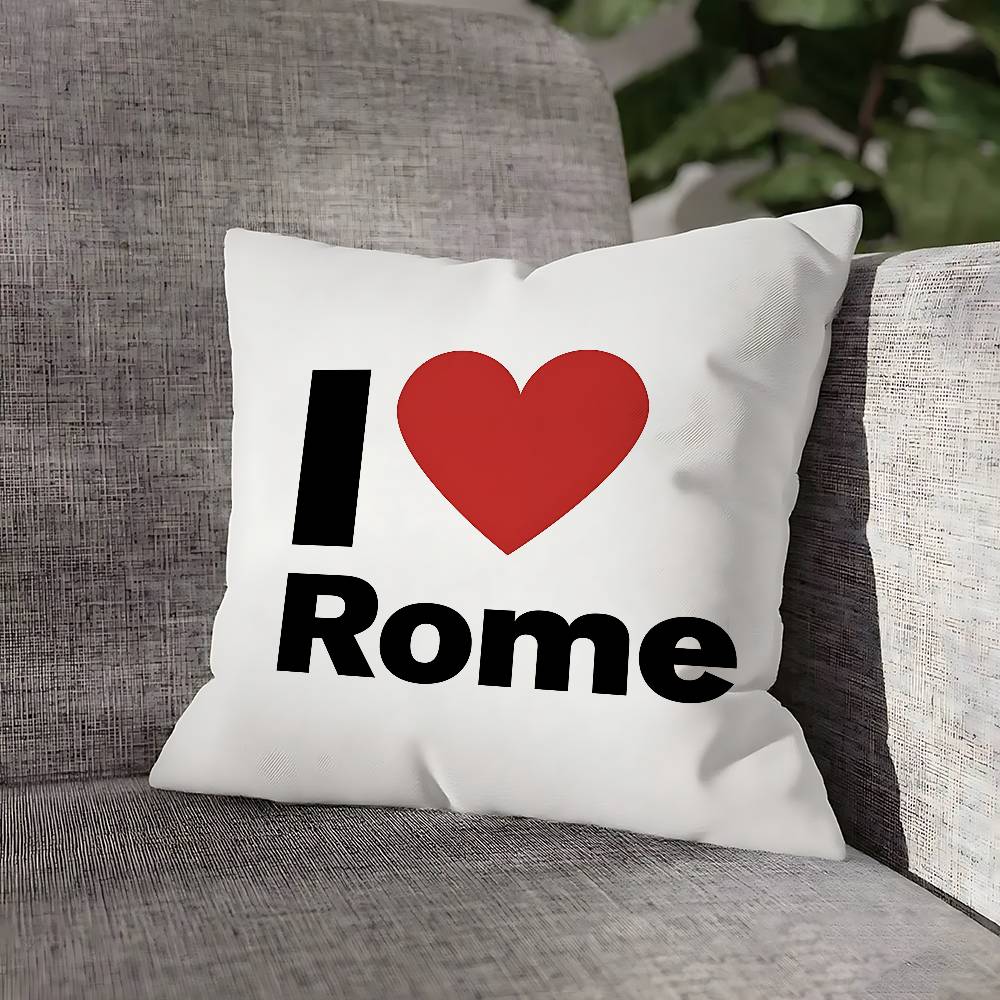 Hot Cites I Love NY LONDON Throw Pillow Case For 55cm 40cm 45cm 50cm 30cm Square Office Pillowship Cover