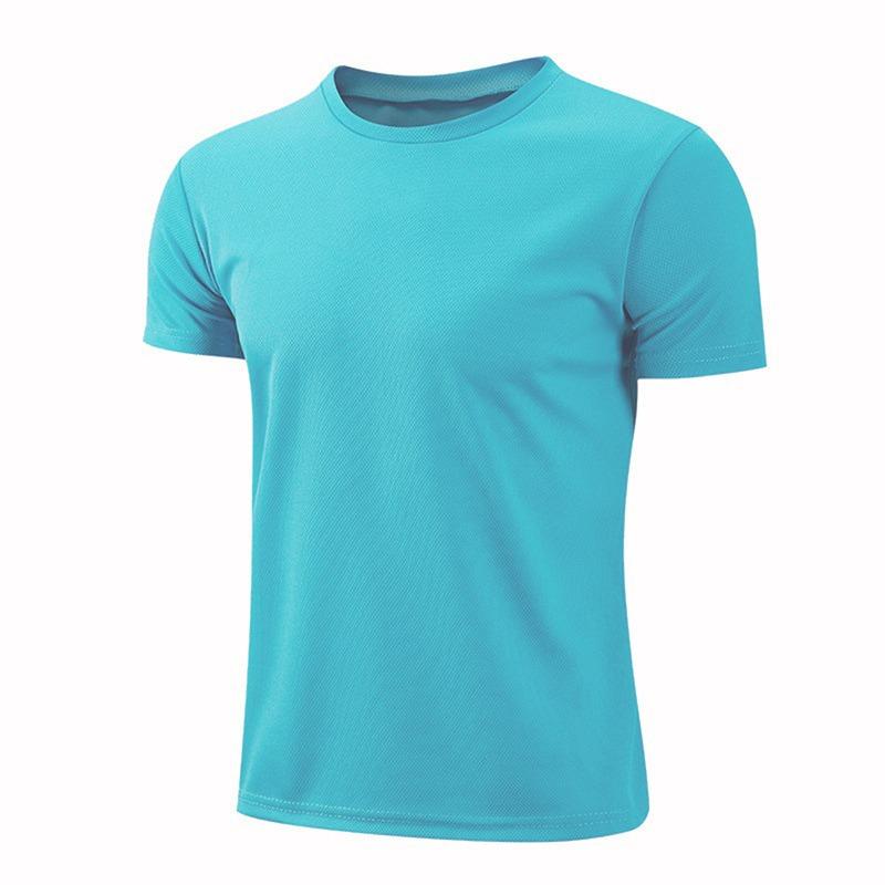 Quick Dry Short Sleeve T-Shirt for Men Women Summer Round Neck Breathable Athletic Hiking Top Moisture Wicking Casual Workout Tee