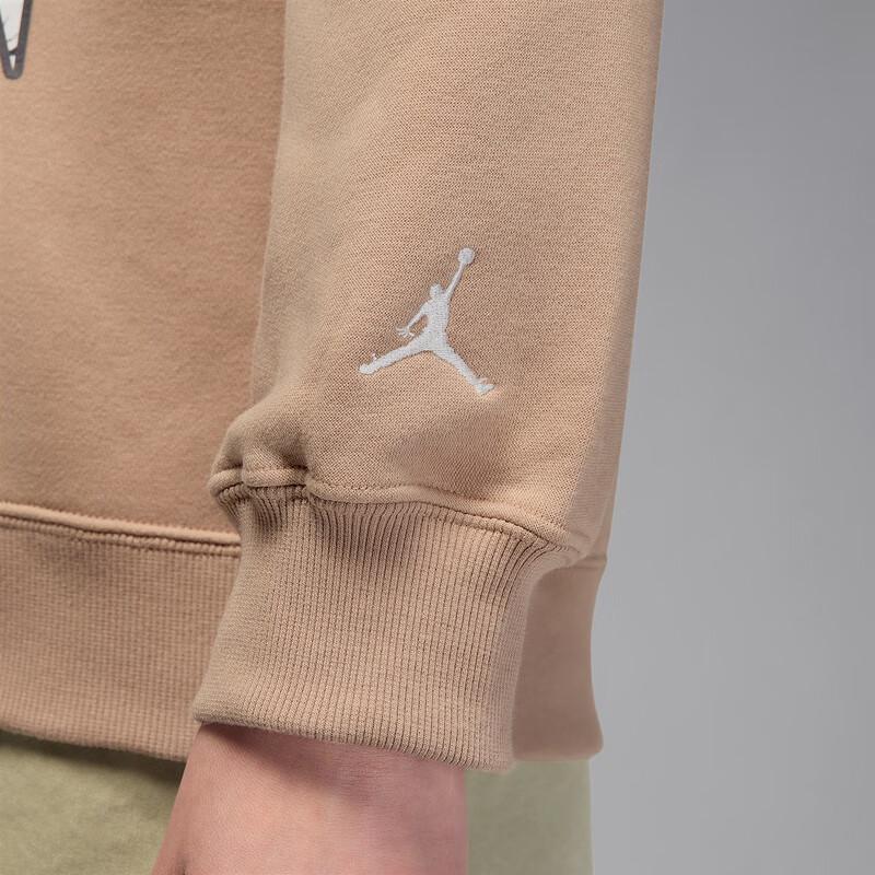 Jordan Brooklyn Fleece Loose Fleece Crewneck Pullover Knit Sports Long Sleeve Sweatshirt Women Sweatshirt HV0473200