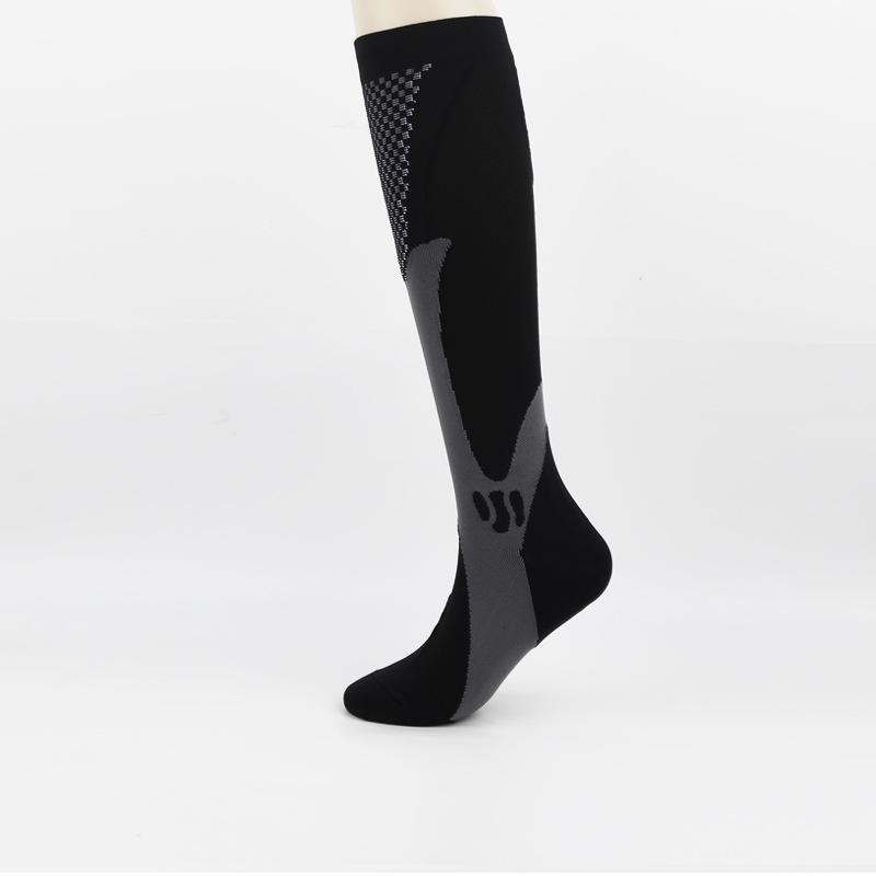 Nylon Sport Compression Socks - Unisex Breathable, Lightweight Calf Support for Cycling