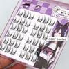 Comic Eye Glue Free Fake Eyelashes Curled Cluster False Lashes Individual Fake Eyelashes  Make Up
