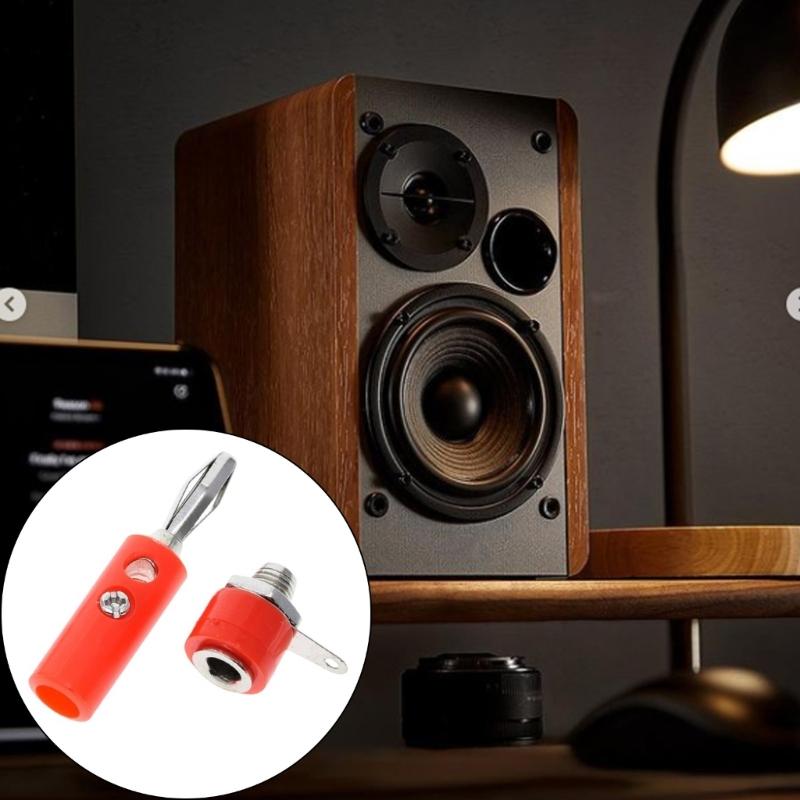 Male And Female 4mm Banana Plug Male And Female Insert Connector Banana Pin for Electronics Equipment Electrical Testing