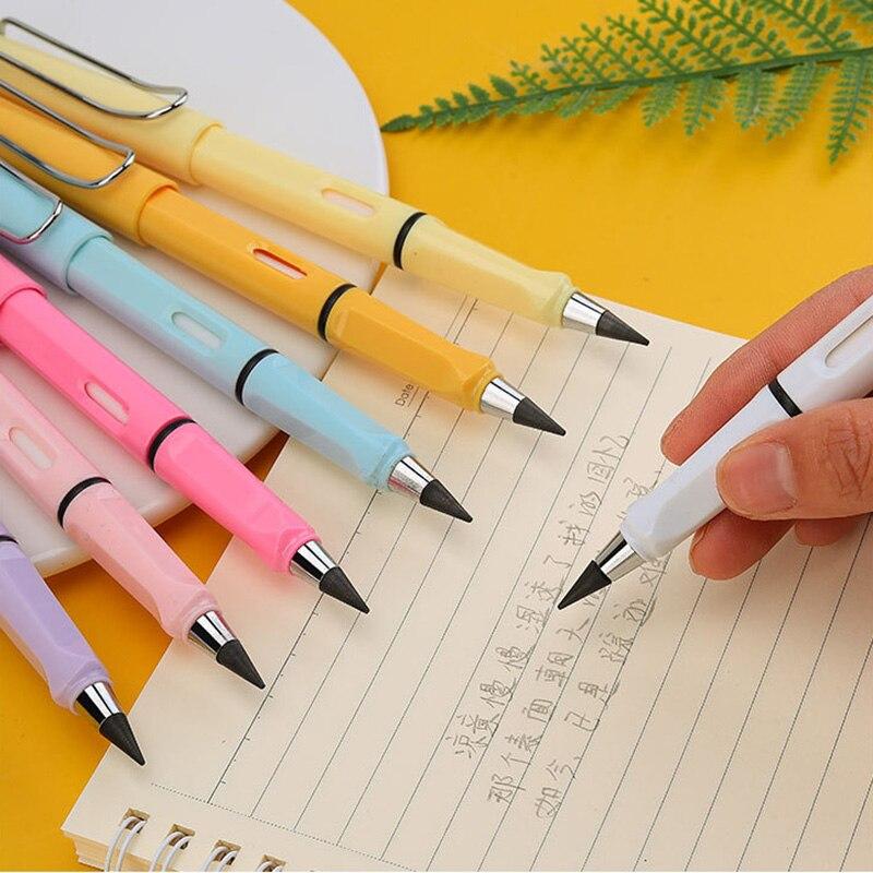 1 Pc Unlimited Writing Eternal Pencil Environmentally Friendly No Ink Pen School Supplies Stationery Pencil Business Sign Pen