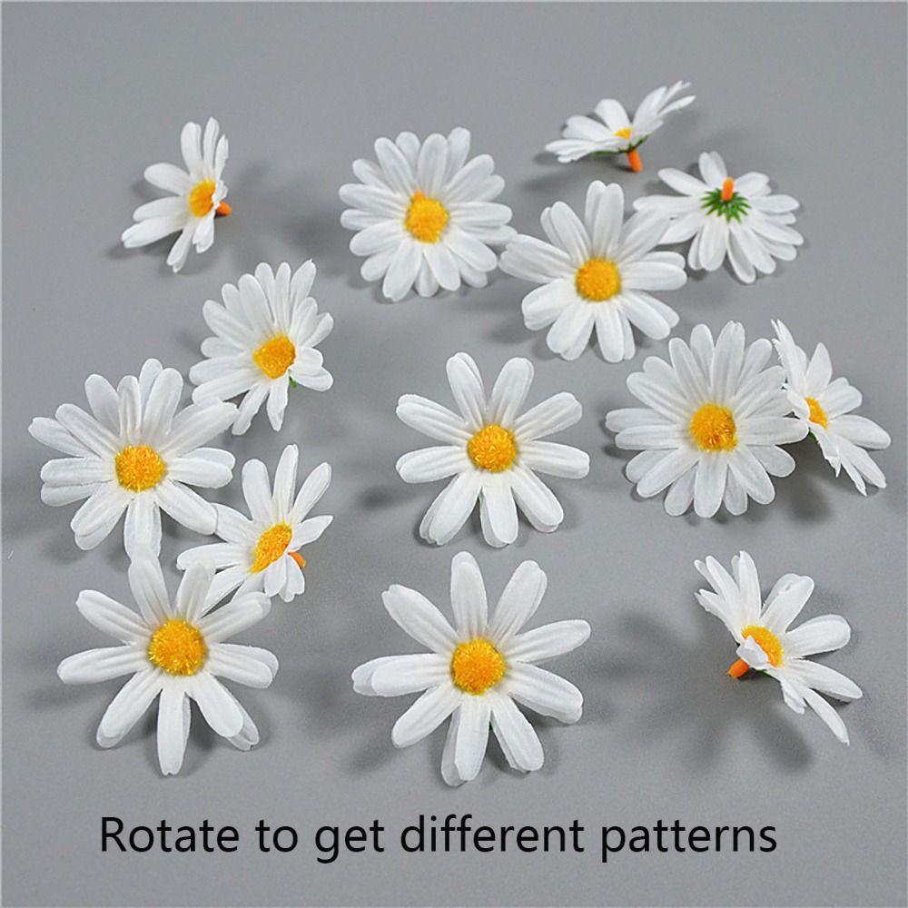 10pcs Colorful Flower Ground Stake Metal Garden Floor Plugs Crafts Decorative Garden Stakes  Garden