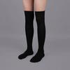 [3PACK] 1507 Basic Athletic Over-the-Knee Socks - Black