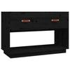 VidaXL TV Stand Black 90x40x60 Cm Solid Pine Wood 821526