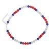 Baseball Necklace Rhinestone Unisex Baseballer Inspired Colorful Beaded Necklace for Baseball