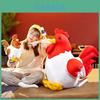 High Quality Pp Cotton Filled Plush Rooster Toy Comfortable Soft Chicken Doll Featuring Various Fun Colors