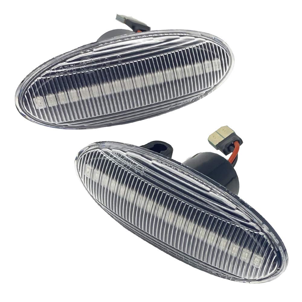 R-Field LED Side Marker, Flashing Type, Clear Lens, Built-in Anti-Hifra Resistor, LED Turn Signal, For Nissan Cars, NISSAN Cars