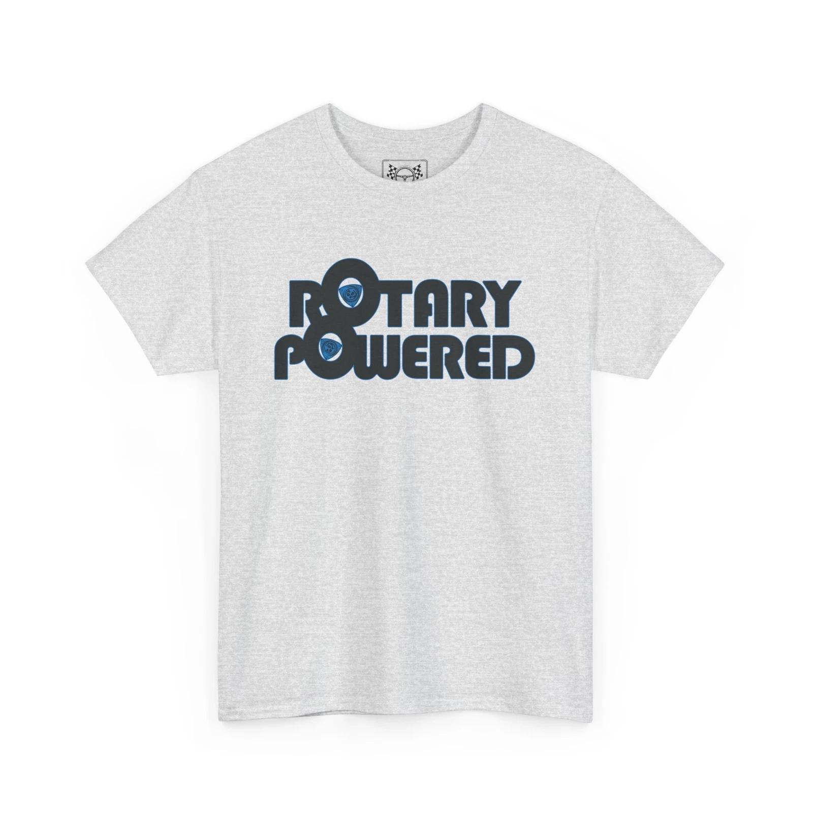 

Rotary Powered T-Shirt - Wankel Engine Design Tee - Japanese Race Car Fans Gift S