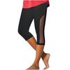 Women's Fashionable Leggings With Mesh Mesh Splicing, Yoga Sports And Casual Pants