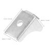 10Pcs Metal Shelf Clips Strong Steel Cabinet Shelf Support Clips Polished Edge Safe Easy Install for Home Office File Cabinet