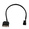 1Pcs SATA 15Pin To 3Pin 4Pin Cooling Fan Cable Mainboard CPU Fan Adapter Connectors