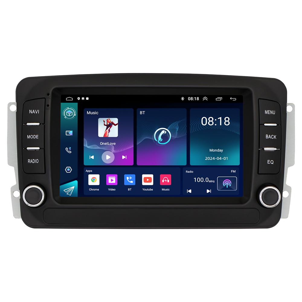 The old W209 navigation all-in-one machine-7-inch original car style top with built-in CP