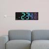 62KD Remote Controlled 16" LED Clock with Atmospheres Light for Bedroom Gaming