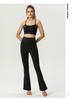 Uarun Women's Super High Waist Flare Yoga Pants - High Elastic, Nude Feel Running Tights