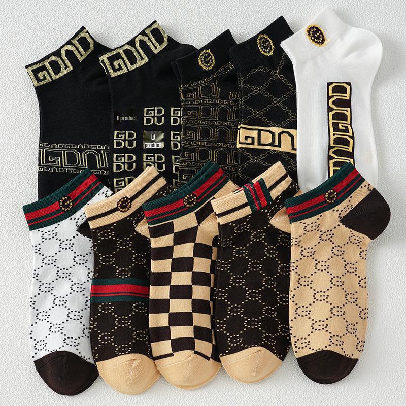 Men's Spring-Summer Odor-Resistant Sport Mid-Calf Socks - Japanese Style, Trendy, Sweat-Absorbent, Breathable