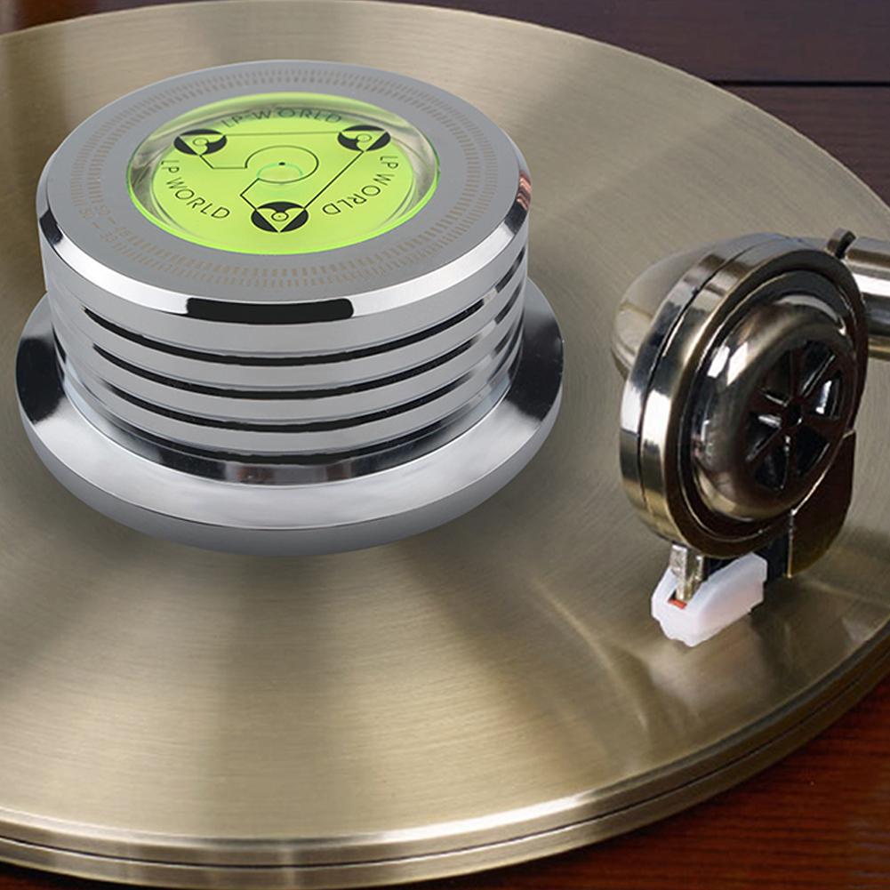 50hz for LP Recording Stabilizer Universal Vinyl Record Turntable Aluminum Player With Level Stabilizer Clamp Alloy Weight
