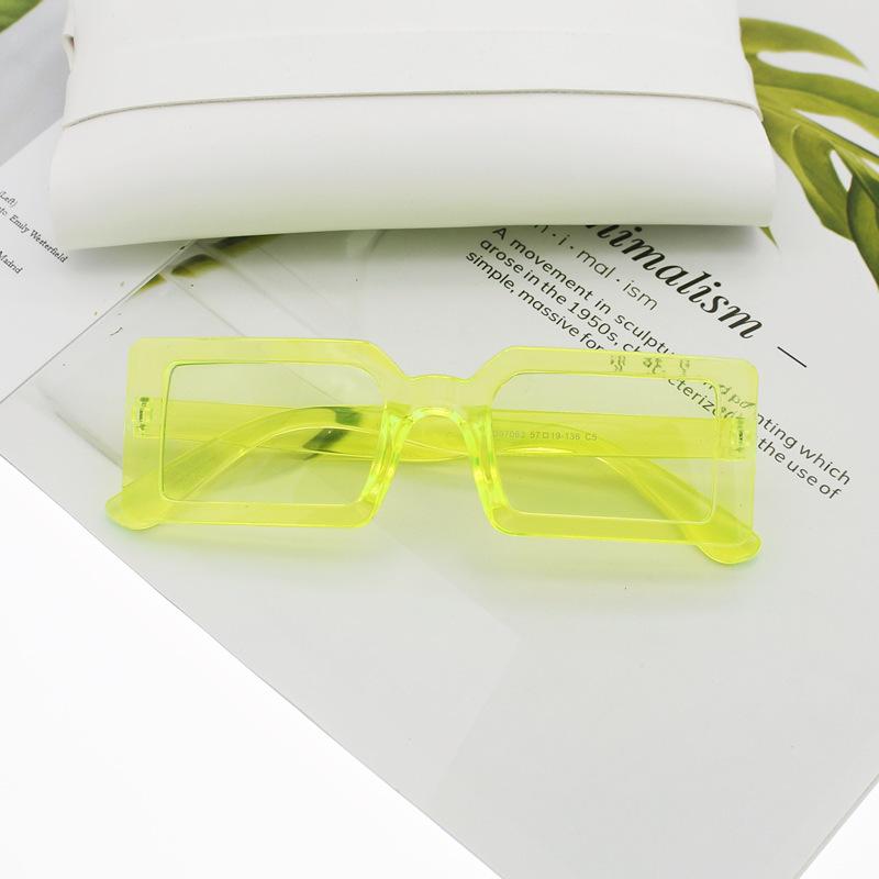 Square Sunglasses Women'S Small Frame Sunglasses Trendy Catwalk Sunglasses Street Shooting Retro