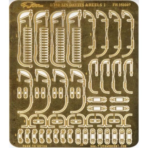 

1/350 WWII Japanese Navy Boat Davit & Reel